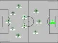 Schema tattico 3-4-1-2 con portiere, 3 difensori centrali, 4 centrocampisti, 1 trequartista e 2 attaccanti.