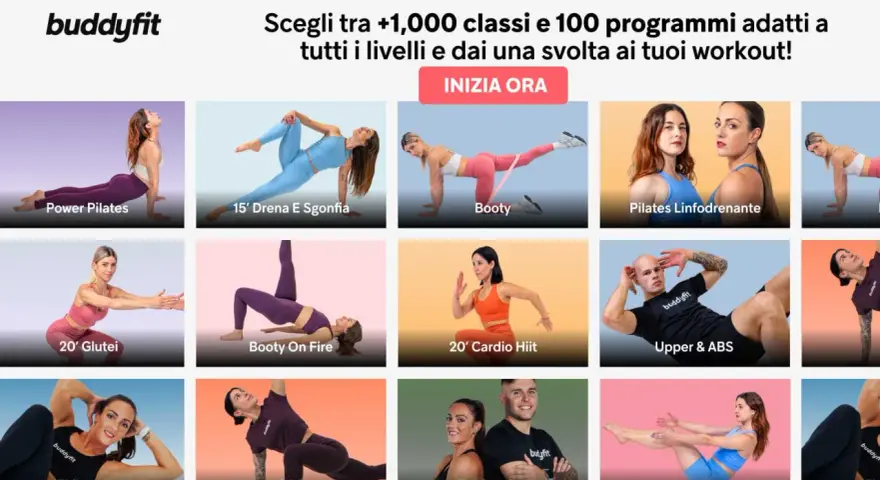 Buddyfit offre un'ampia scelta di allenamenti per ogni livello, dal Pilates al Cardio HIIT. Scopri il core significato sportivo e trasforma i tuoi workout!